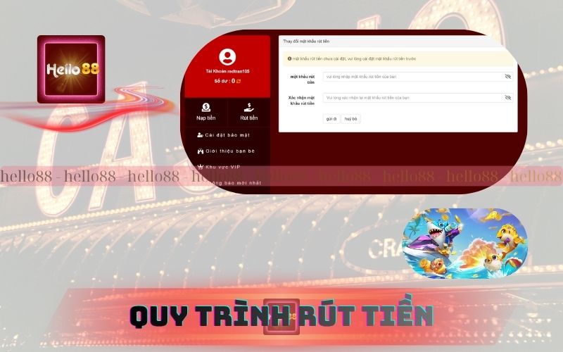Quy trình rút tiền 79King